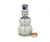 Snowman - Polish pottery
