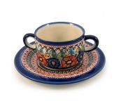 Soup bowl - Polish pottery