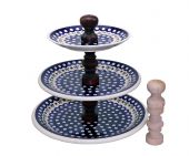 Cake stand - Polish pottery