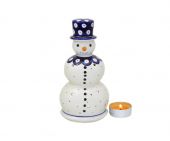 Snowman - Polish pottery