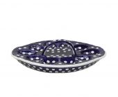 Plate for eggs - Polish pottery