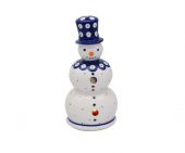 Snowman - Polish pottery