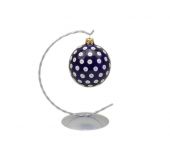 Christmas ornament on a hanger - Polish pottery