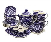 Set for breakfast - Polish pottery