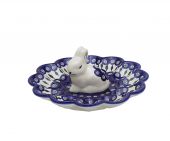 Plate for eggs - Polish pottery
