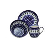 Set for breakfast - Polish pottery