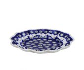 Plate for eggs - Polish pottery