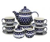 Coffee,Tea set - Polish pottery