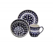 Set for breakfast - Polish pottery