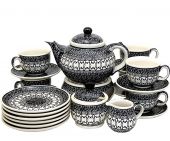 Dessert set large - Polish pottery