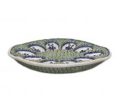 Plate for eggs - Polish pottery