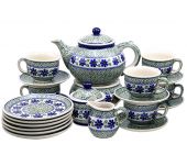 Dessert set large - Polish pottery