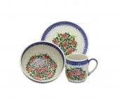 Set for breakfast - Polish pottery