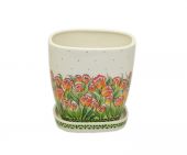 Flower pot - Polish pottery