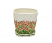 Flower pot - Polish pottery