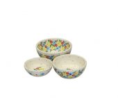 A set of bowls - Polish pottery