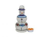 Snowman - Polish pottery