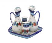 Set for seasonings - Polish pottery