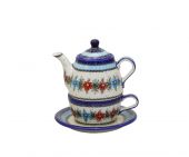 Tea set - Polish pottery