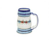 Beer mug - Polish pottery