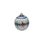 Christmas ornament - Polish pottery