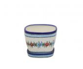 Medium flower pot - Polish pottery