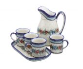 Set for beverages - Polish pottery