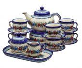 Coffee,Tea set large - Polish pottery