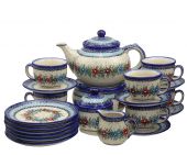 Dessert set large - Polish pottery