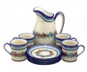 Set for beverages - Polish pottery