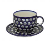 _en[Filiżanka jumbo + spodek] - Polish pottery