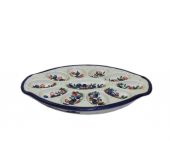 Plate for eggs - Polish pottery