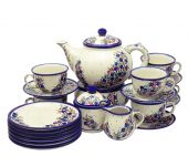 Dessert set large - Polish pottery