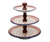 Cake stand - Polish pottery