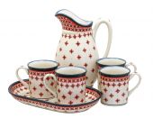 Set for beverages - Polish pottery