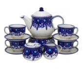 Coffee,Tea set - Polish pottery