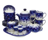 Set for breakfast - Polish pottery