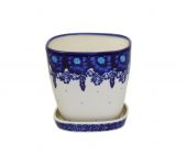 Flower pot - Polish pottery