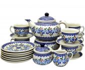 Coffee,Tea set large - Polish pottery