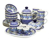 Set for breakfast - Polish pottery