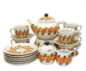 Dessert set large - Polish pottery