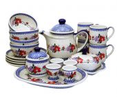 Set for breakfast - Polish pottery