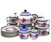 Dessert set large - Polish pottery