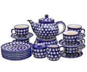 Dessert set large - Polish pottery