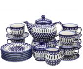 Dessert set large - Polish pottery