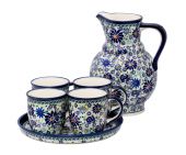 Set for beverages - Polish pottery