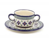 Soup bowl - Polish pottery