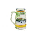Beer mug - Polish pottery
