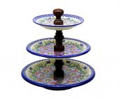 Cake stand - Polish pottery