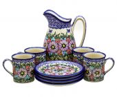 Set for beverages - Polish pottery